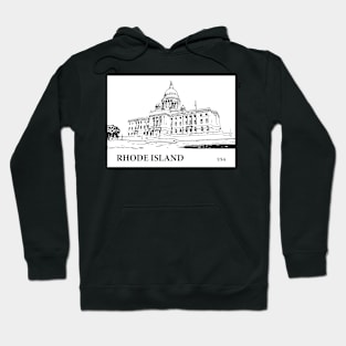 Rhode Island State USA Hoodie